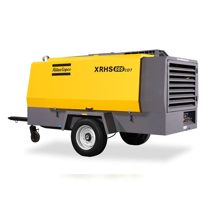 XRS1500 XRHS650 PACE XAVS1800 XRVS1000 SQE Big Airflow 1800cfm 10Br Atlas Copco Diesel Engine Portable Screw Air Compressors
