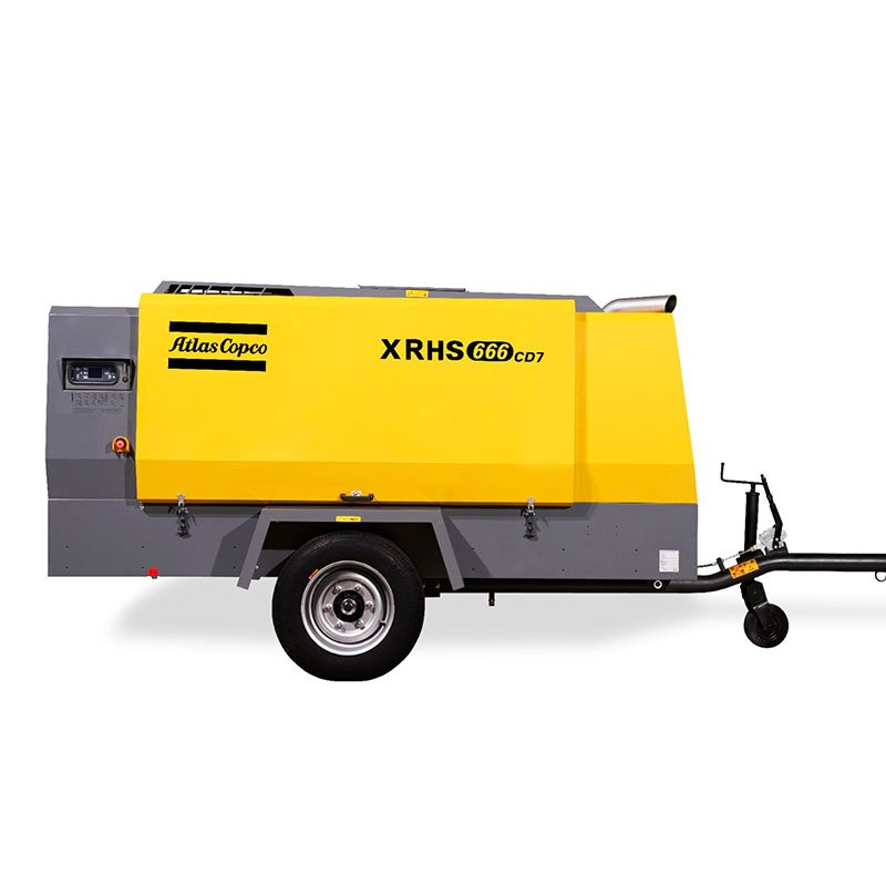 XRS1500 XRHS650 PACE XAVS1800 XRVS1000 SQE Big Airflow 1800cfm 10Br Atlas Copco Diesel Engine Portable Screw Air Compressors