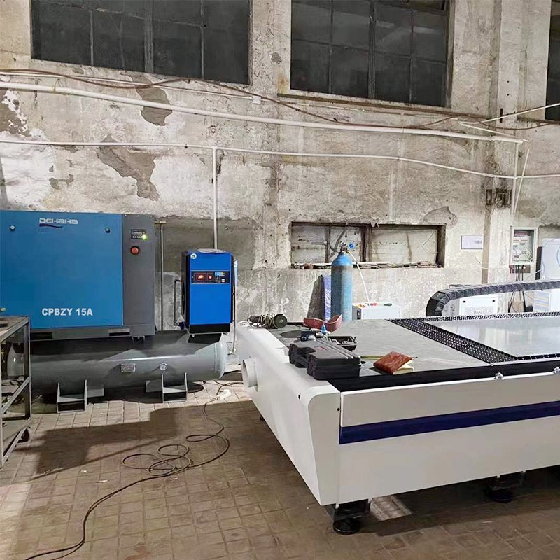 High Pressure 20HP 15kw All-in-one Compressor Tank Mounted Rotary Screw Air Compressor