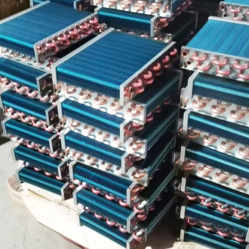 Refrigeration Spare Part Refrigerator Condenser Evaporator Air Cooled Copper Tube Aluminium Evaporator Coil Heat Exchanger