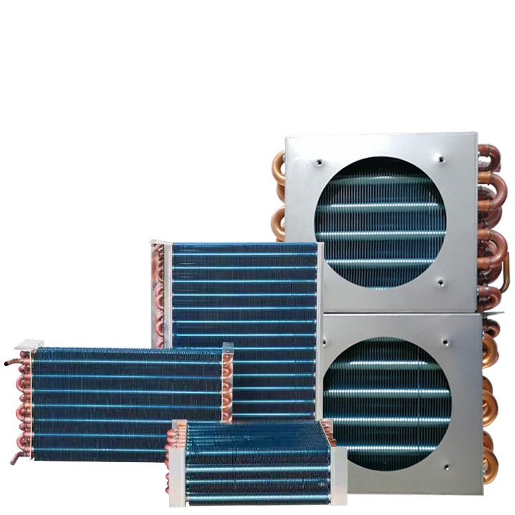 Refrigeration Spare Part Refrigerator Condenser Evaporator Air Cooled Copper Tube Aluminium Evaporator Coil Heat Exchanger