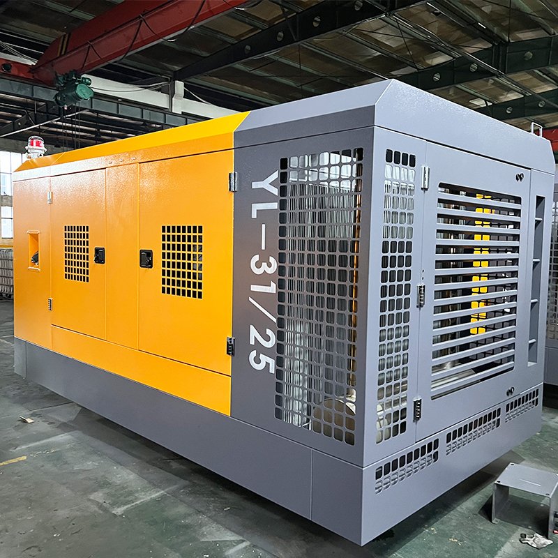 YOULI-31-25bar Diesel Engine Screw Compressors Customized air Compressors for Construction Work Mine Drilling Rig