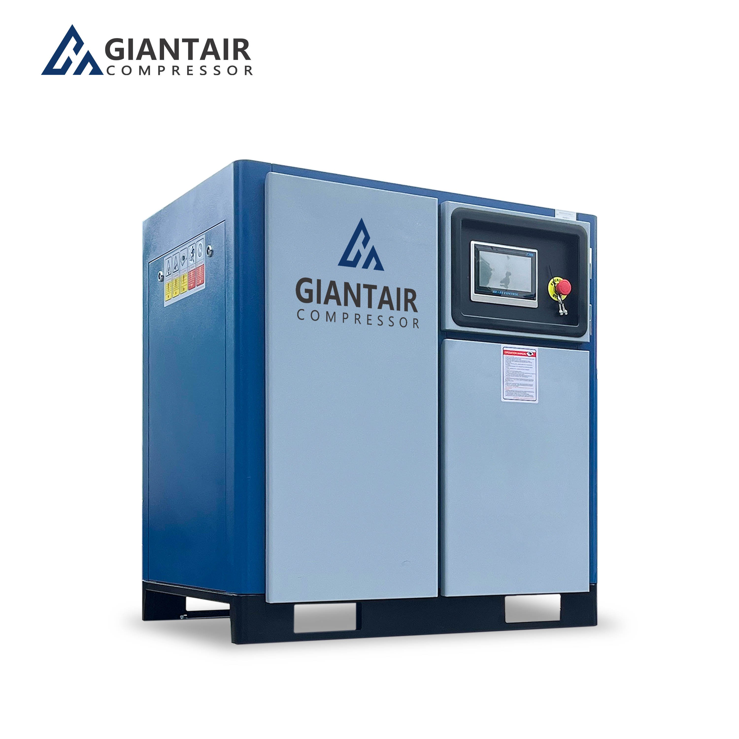 GIANTAIR Economic Model 10HP 7.5Kw 8Bar 10Bar Industrial Rotary Screw air Compressor for air System