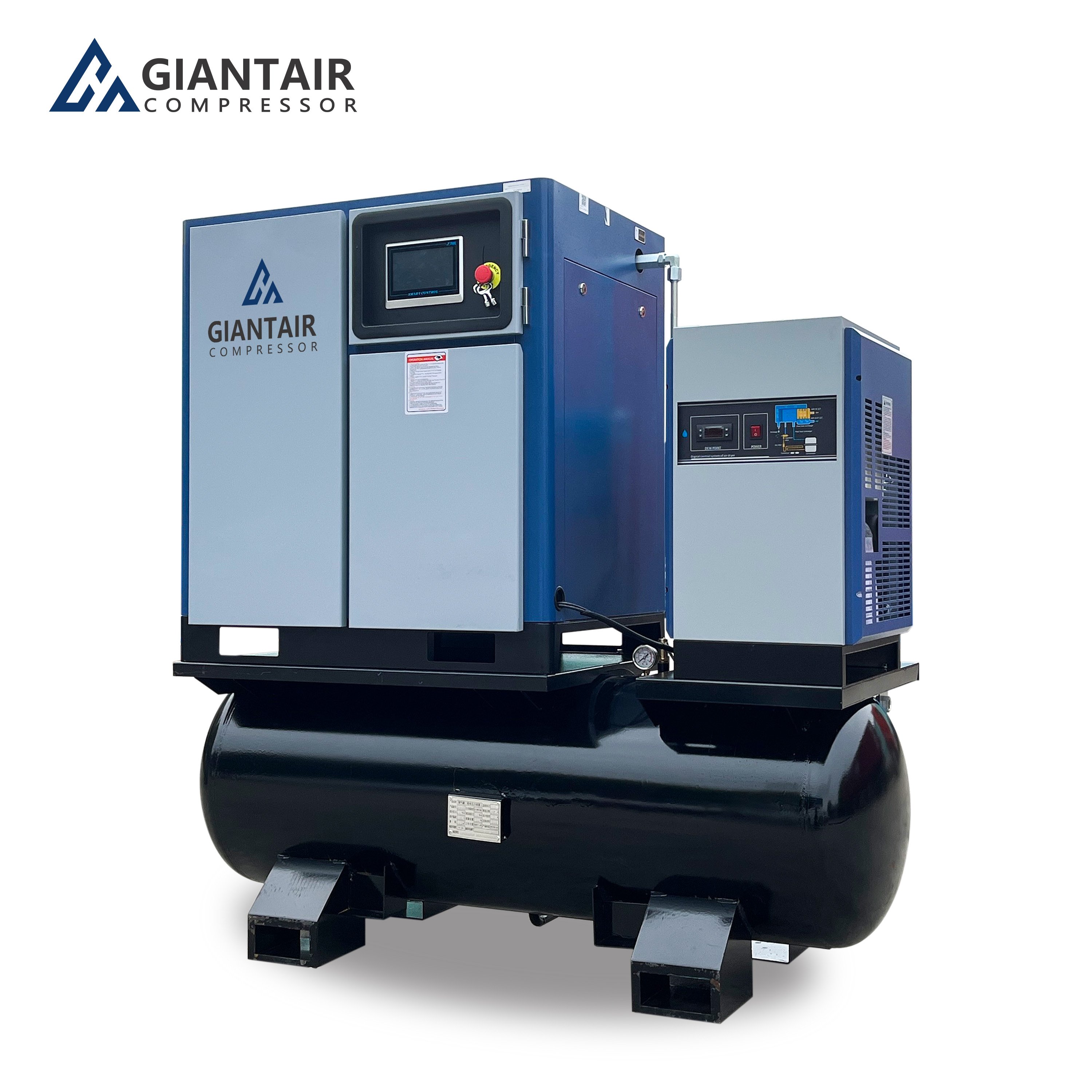 Hot Sale Customized Screw Type 7.5KW 10HP Rotary Industrial Compressors Silent Air-Compressors Screw Air Compressor