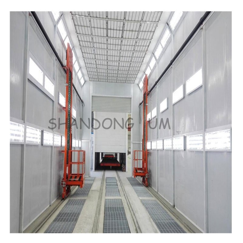 Custom 15m Drive Through Bus Truck Big Spray Painting Cabin / Chamber / Room / Booth With CE
