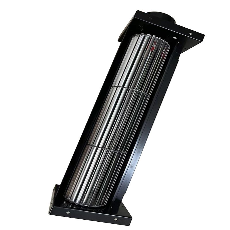 COOLFONG 60mm Brushless Motor Cross Flow Fans 12V 24V DC High Air Flow Rate for Trench Heaters Tangential Blower Fans