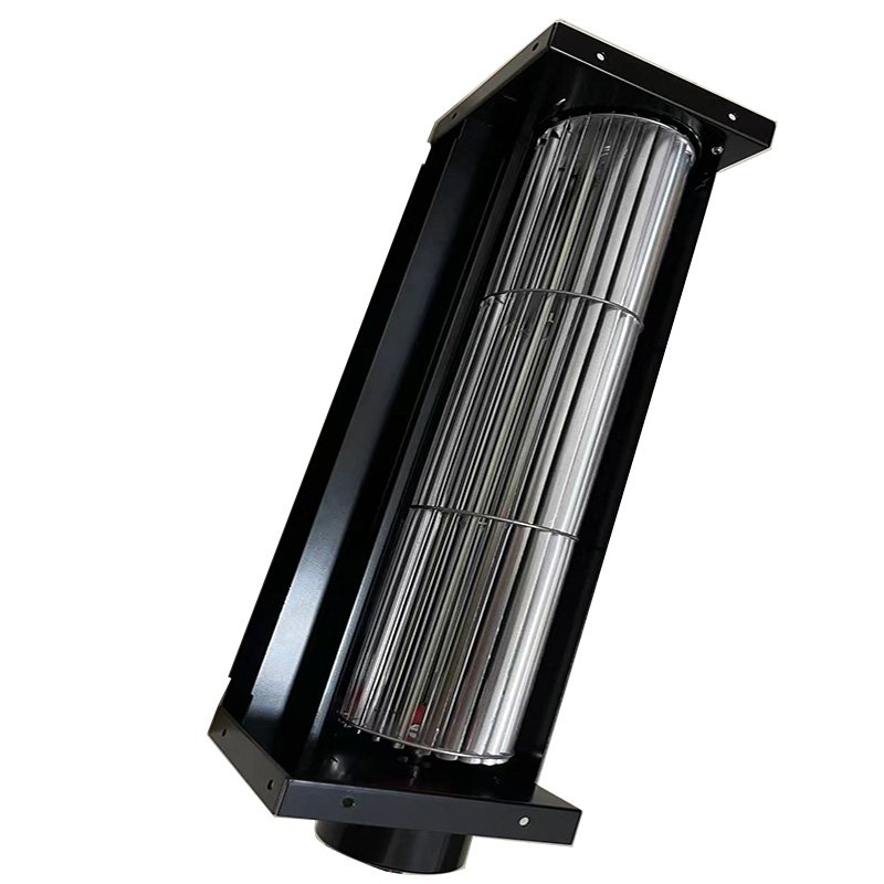 COOLFONG 60mm Brushless Motor Cross Flow Fans 12V 24V DC High Air Flow Rate for Trench Heaters Tangential Blower Fans