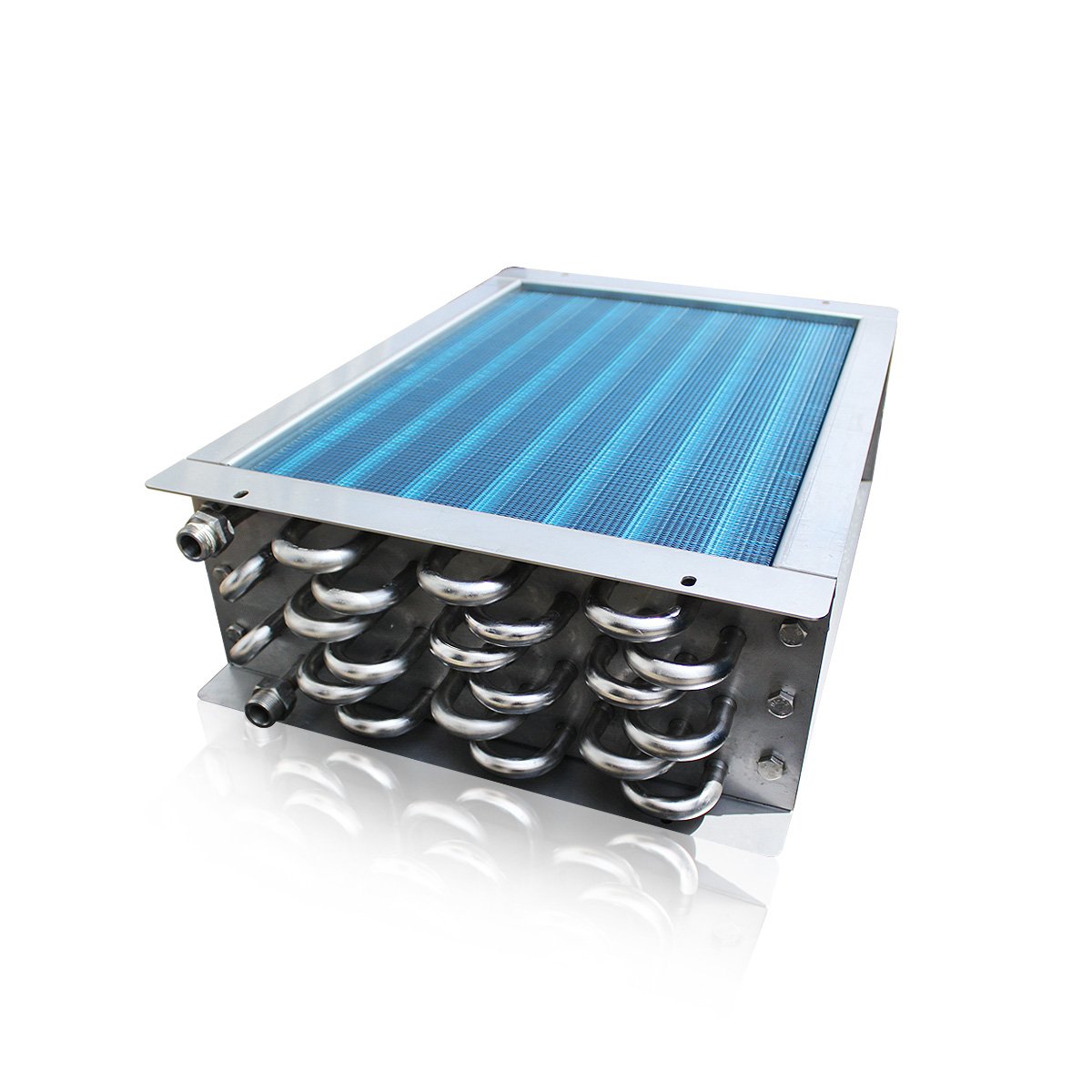 Air Cooled Copper Tube Condenser Heat Exchange Custom Chiller Copper Tube Aluminum Finned Heat Exchanger