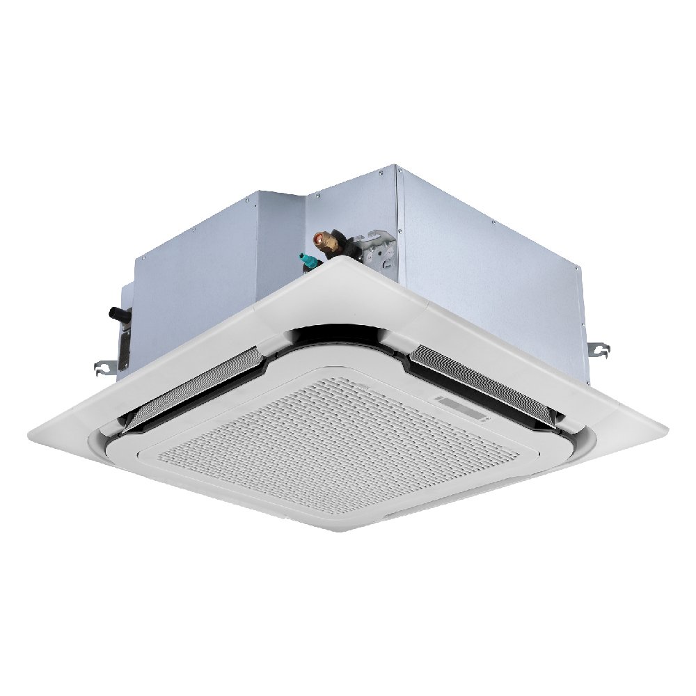 OEM Factory Price Commercial Ceiling Concealed Cassette Fcu Fan Coil Units for Heating and Cooling air Conditioner