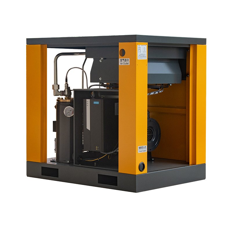HANDE Industrial Air Compressor 7.5KW 10HP 8Bar 10Bar 13Bar 380v 440v 415v 220v Fixed Speed Power Frequency Screw Air Compressor