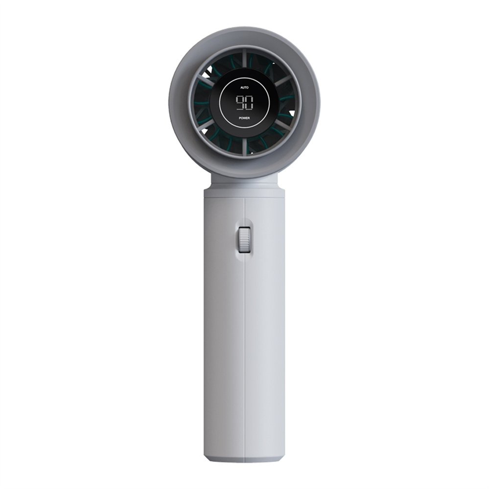 Hot Sale New Digital Display High Speed Rechargeable Handheld Fan Cooling Handheld Fan Mini Turbo