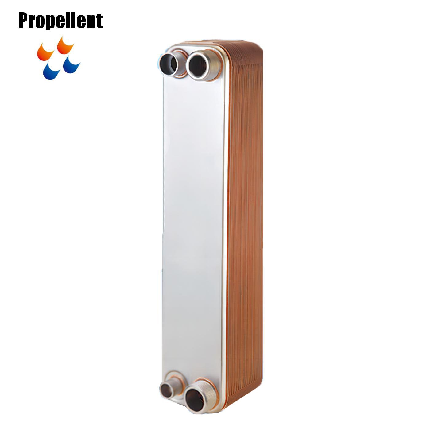 Air Dryer Brazed Refrigerant Aluminium Plate Blower Heat Exchanger Oil Copper Heat Exchanger