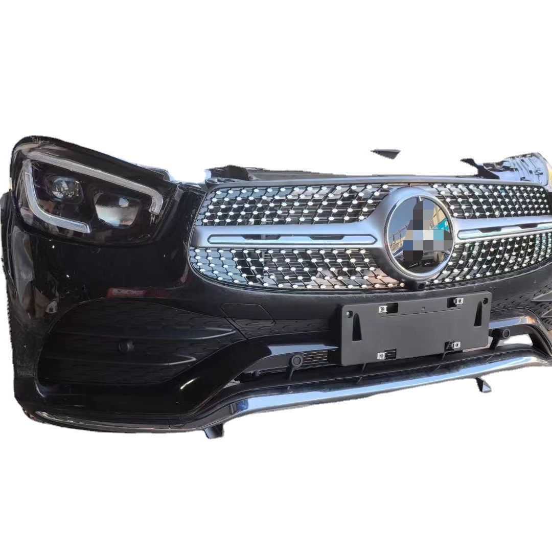 Wholesale High Quality Car Auto Body Parts Body Kits for Benz GLC 253 2016 2017 Front Bumper Water tank Fan air Condenser