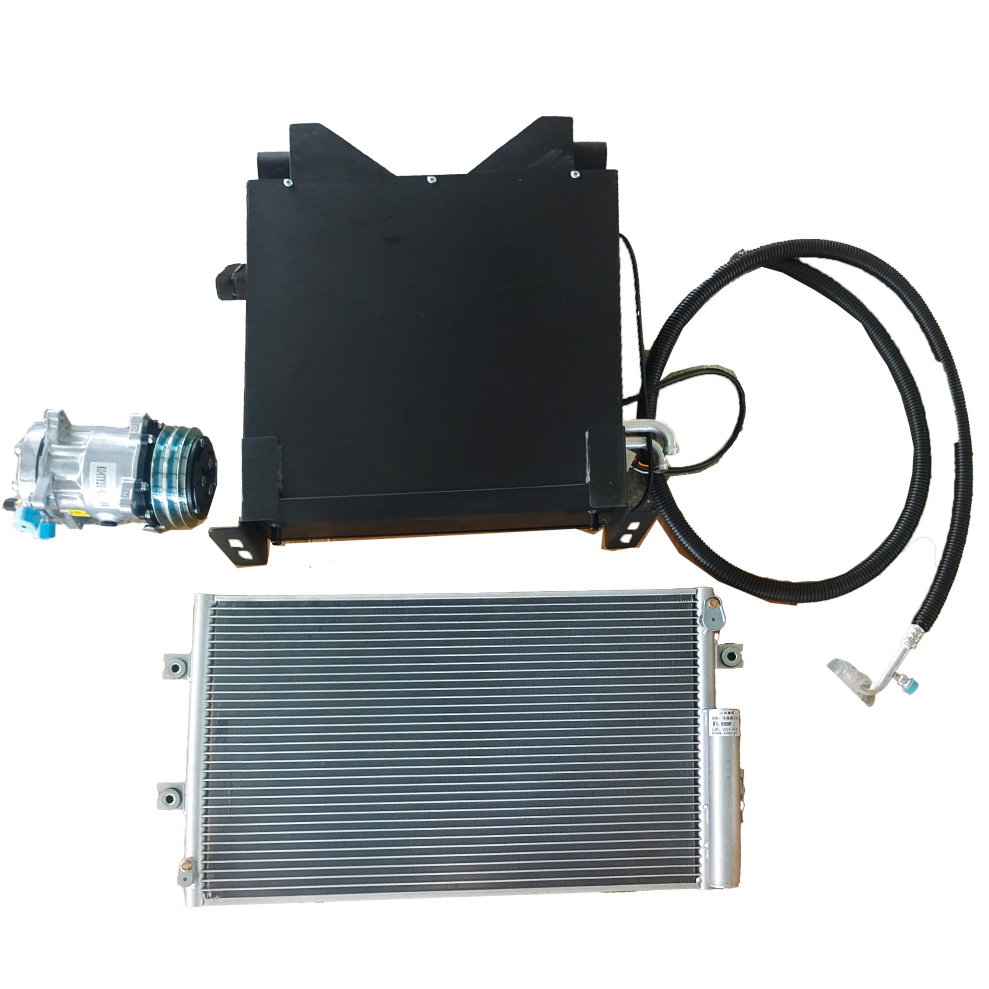 New Arrival AC Parts 12v/24v Air Conditioner Tractor Freezer Condensing Unit for Tractor Air Conditioner Condenser