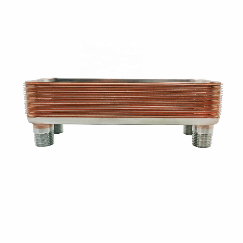 Copper Brazed Plate Heating Exchanger Stainless Steel BPHE