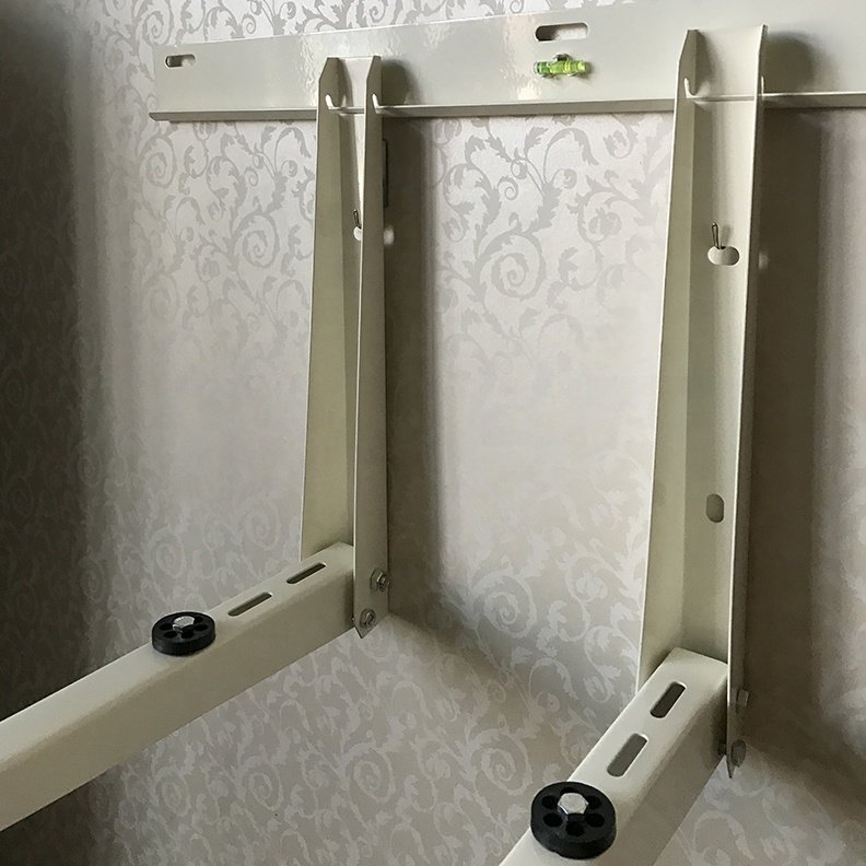 Outdoor Mounting Bracket for Mini Split Air Conditioner Heat Pump Systems, Universal, Btu Condenser