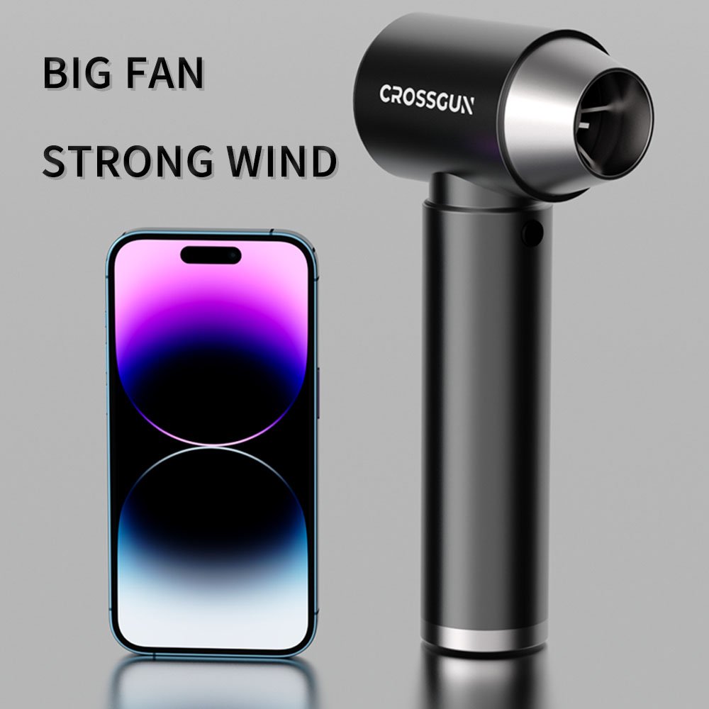 BOSMAA CROSSGUN Turbo Jet Fan New Electric Battery Mini Portable Vertical Wind Turbine for Keyboard Cleaner G1