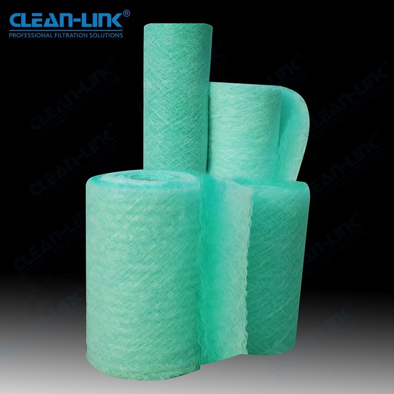 High Quality Paint Booth Fiberglass Filters Cotton for Spray Booth Filter Paint Arrestor Floor Filter Media Roll