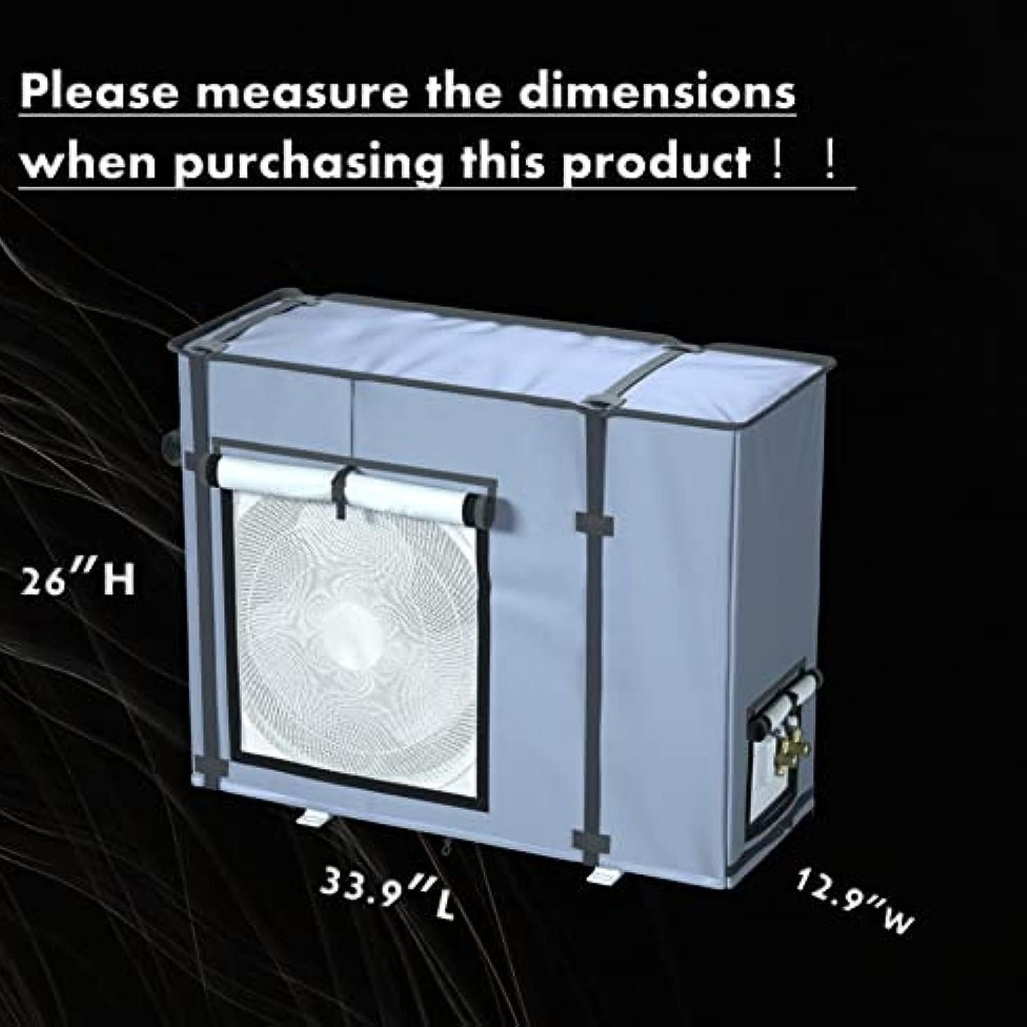 AC Protection Dust Covers for Outside Units Heavy Duty Outdoor Air Conditioning Covers Waterproof Window air Conditioner Cover