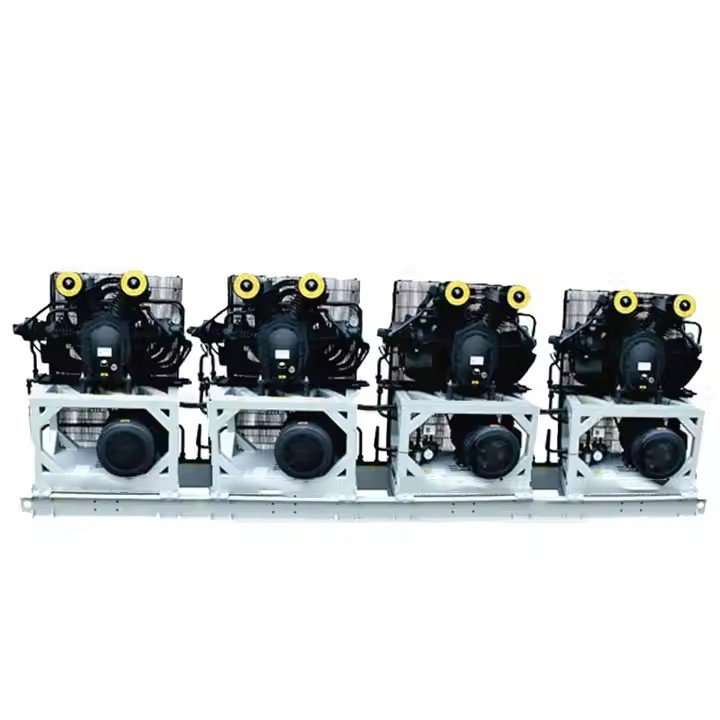 Oil-Free 30bar 40bar Booster Screw Piston Air Compressor 7.5KW Power 110V Voltage for Construction and Mining Industries