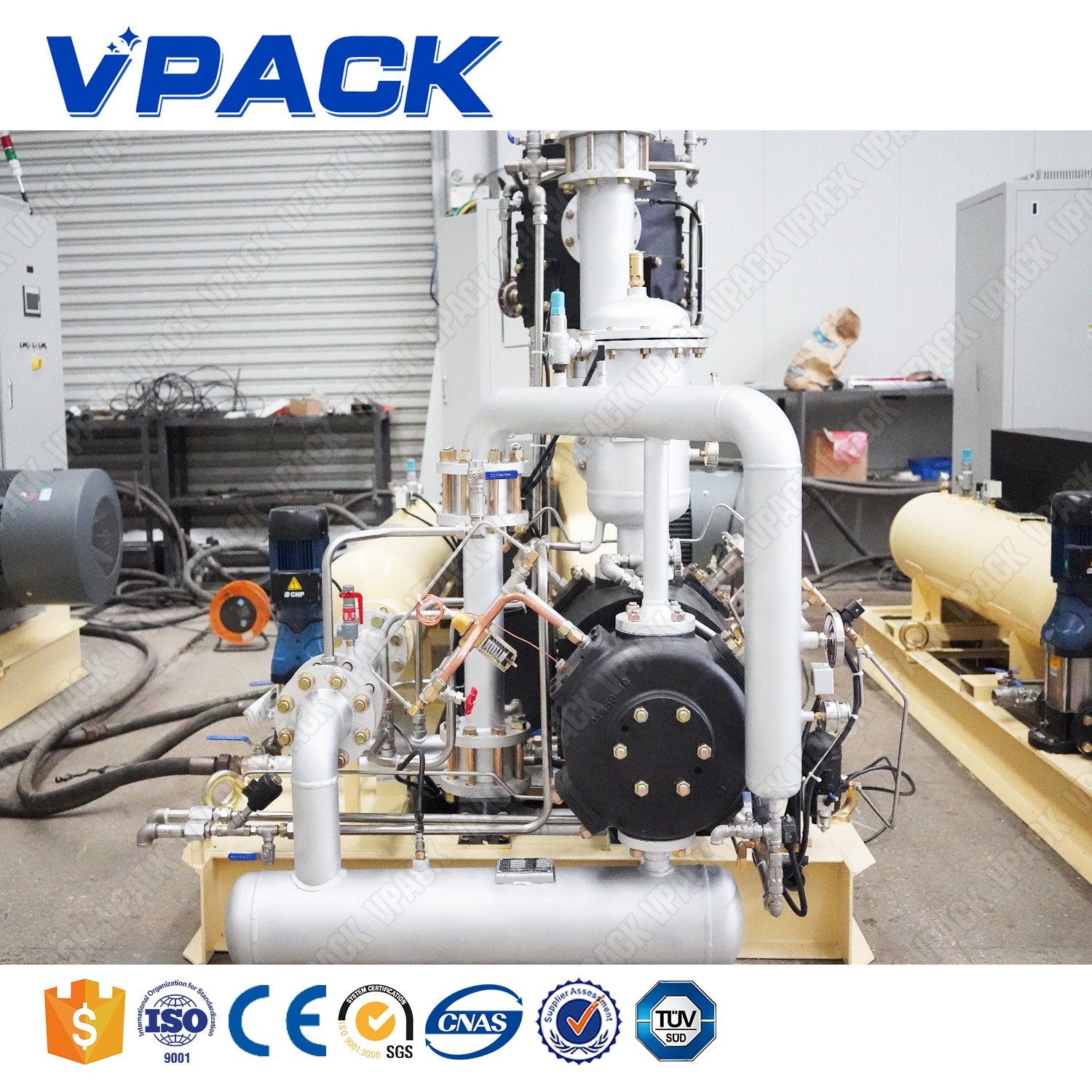 Variable Speed Oil-Free Compressor (VSD) Oil-Free Air Compressor for CNC Machines