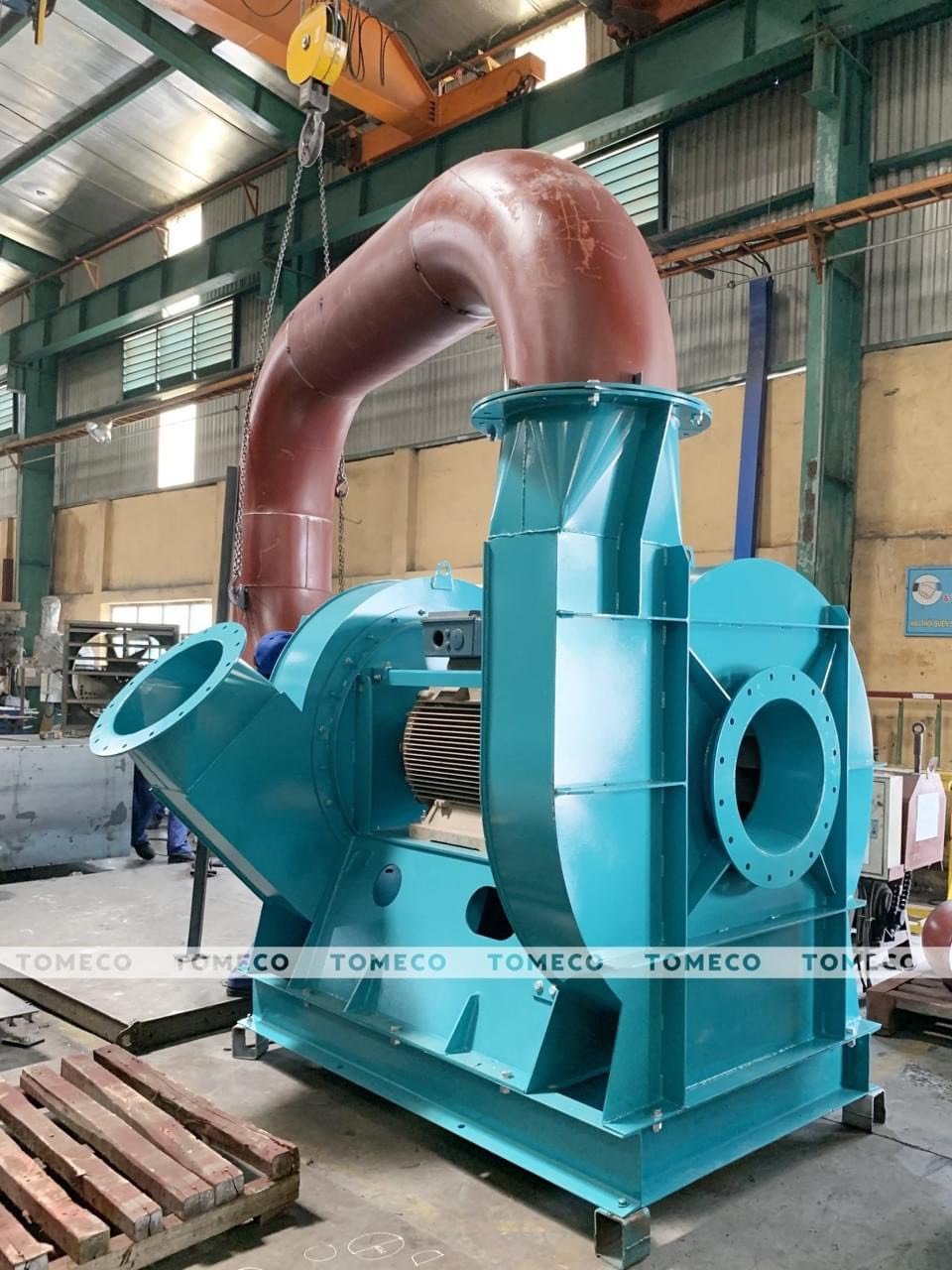 NEW PRODUCT CUSTOMIZED HIGH QUALITY SUPER HIGH PRESSURE TURBO CENTRIFUGAL FAN - DOUBLE STAGES 2XLQ09 SERIES