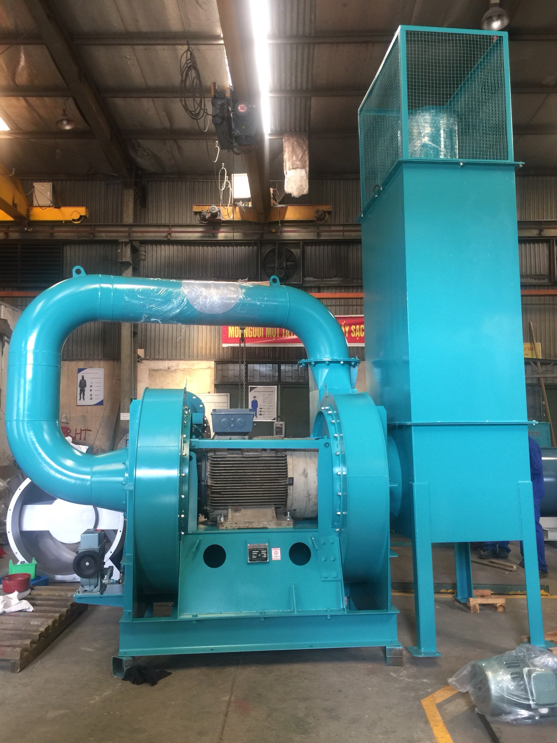 NEW PRODUCT CUSTOMIZED HIGH QUALITY SUPER HIGH PRESSURE TURBO CENTRIFUGAL FAN - DOUBLE STAGES 2XLQ09 SERIES