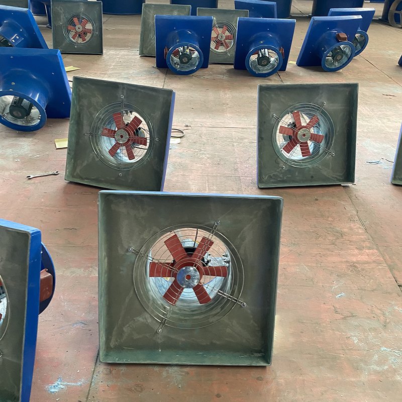 Factory Direct Sales Roof Fan Explosion-proof Axial Flow Fan Axial Flow Dual Speed Smoke Exhaust Duct