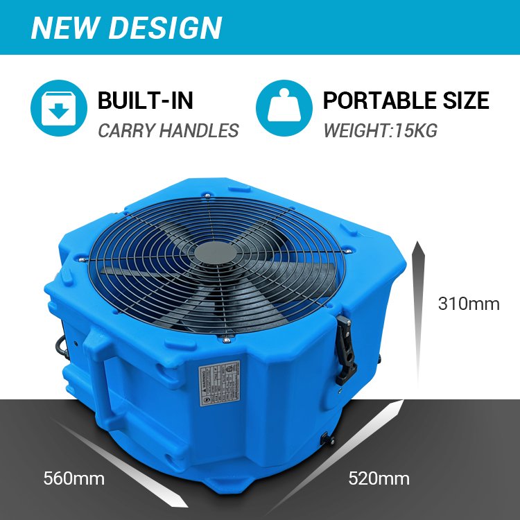Wholesale 4000 CFM Portable Axial Fan for Carpet Floor Blower Dryer Restoration