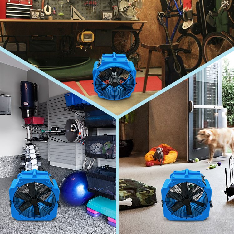 Wholesale 4000 CFM Portable Axial Fan for Carpet Floor Blower Dryer Restoration