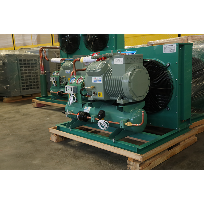 4HP Air-Cooled Condensing Unit with Semi-Hermetic Compressor for Cold Room Use Refrigeration & Heat Exchange Parts