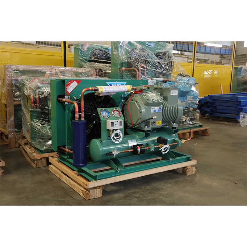 4HP Air-Cooled Condensing Unit with Semi-Hermetic Compressor for Cold Room Use Refrigeration & Heat Exchange Parts