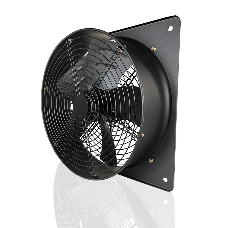 YWF Square Wall-Type External Rotor Axial Flow Fan Factory Indoor Dust Exhaust Ventilation Low Noise