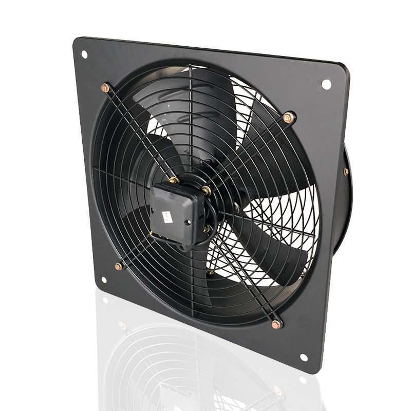 YWF Square Wall-Type External Rotor Axial Flow Fan Factory Indoor Dust Exhaust Ventilation Low Noise