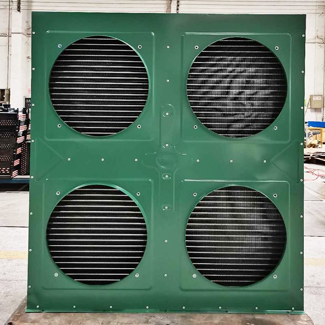Factory Price 8hp 10hp Air-cooled Condenser Unit Evaporative R404a Condensing Unit Refrigeration Cold Storage Evaporator
