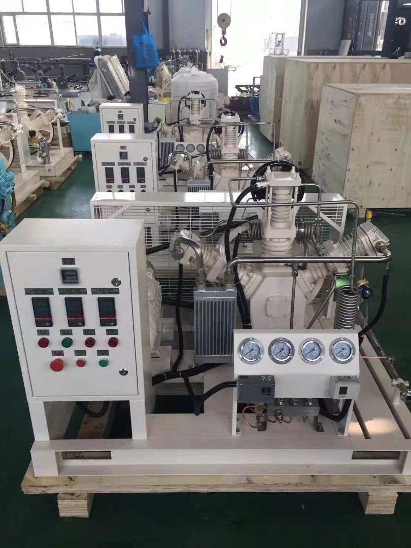 Oil Free Oxygen Compressor Nitrogen Compressor 150 200 Bar Oxygen Cylinder Filling Compressor