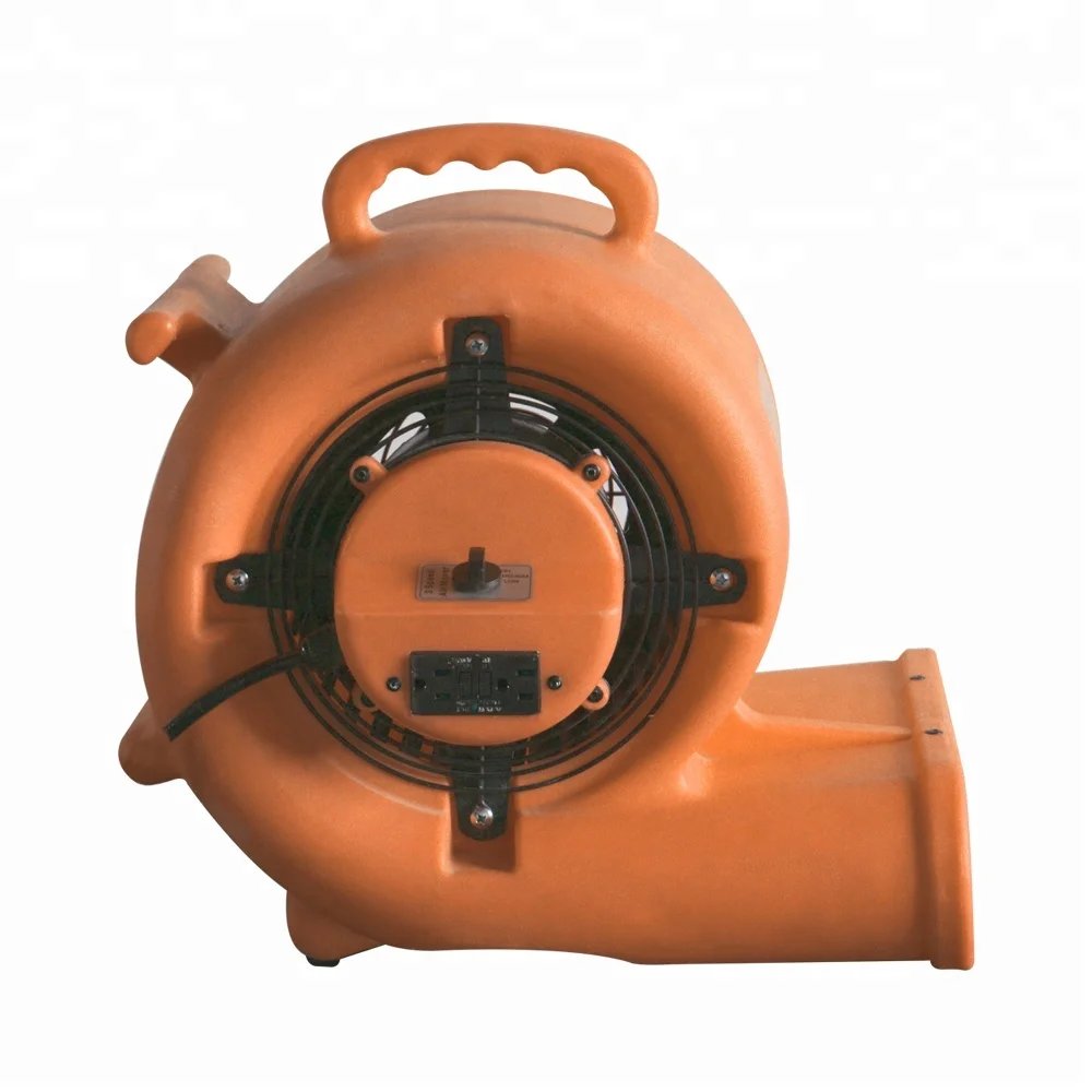 Commercial Dryers Restoration Equipment 1/3 HP 1100 CFM 3Speed Floor Blower Air Mover for Drying Carpet Cleaners Carpet Dryer