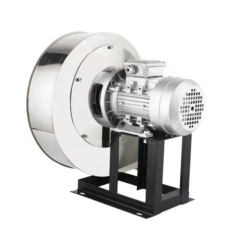 DF 220V/380V Stainless Steel Factory Ventilation Centrifugal Fan High Temperature Resistant Dust Removal Smoke Exhaust Blower