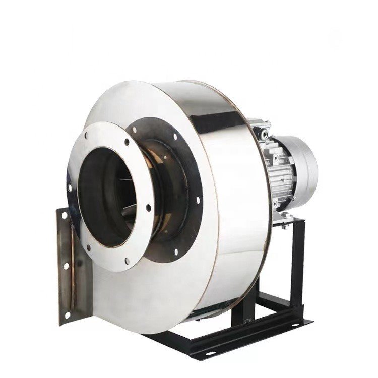 DF 220V/380V Stainless Steel Factory Ventilation Centrifugal Fan High Temperature Resistant Dust Removal Smoke Exhaust Blower