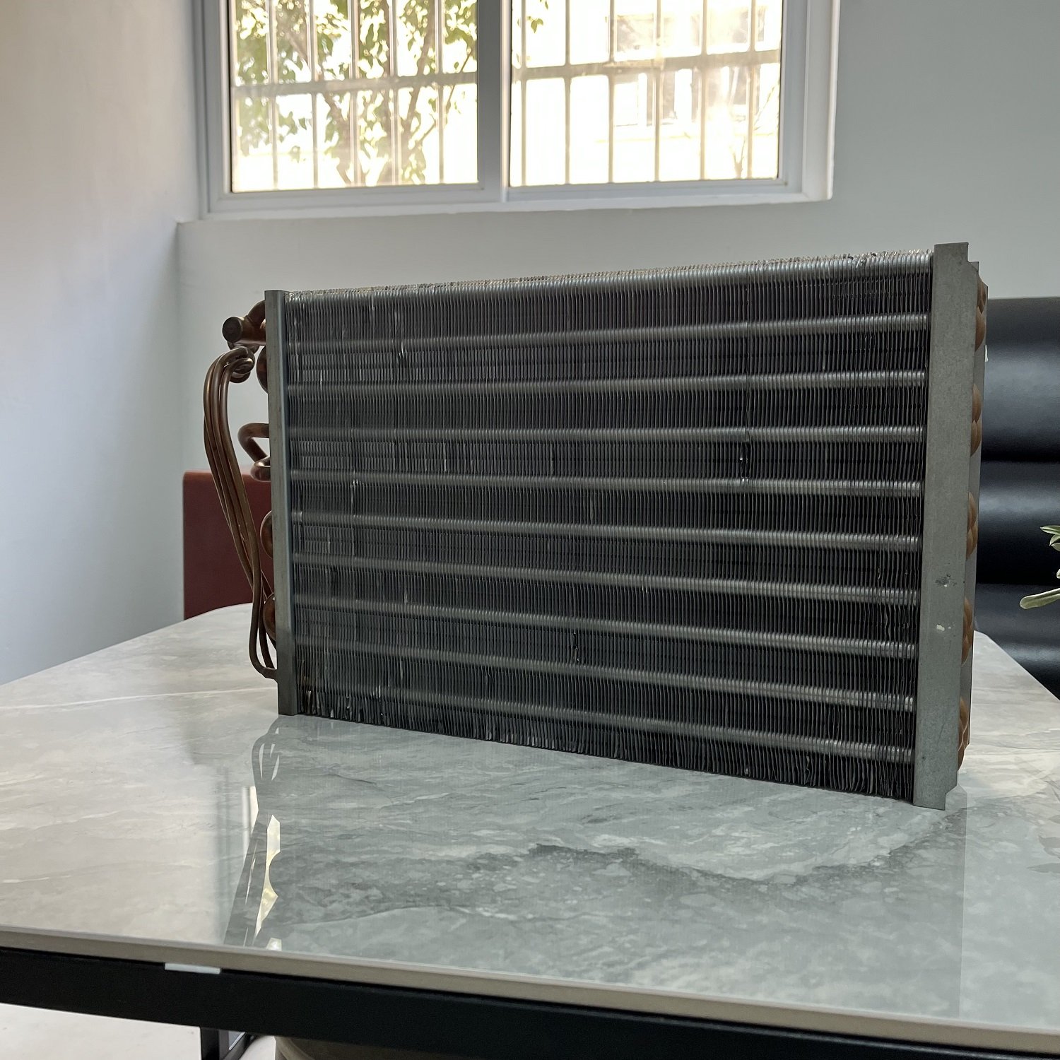 Industrial Central Air Conditioner Copper Tube Heat Exchanger with Fin Condenser