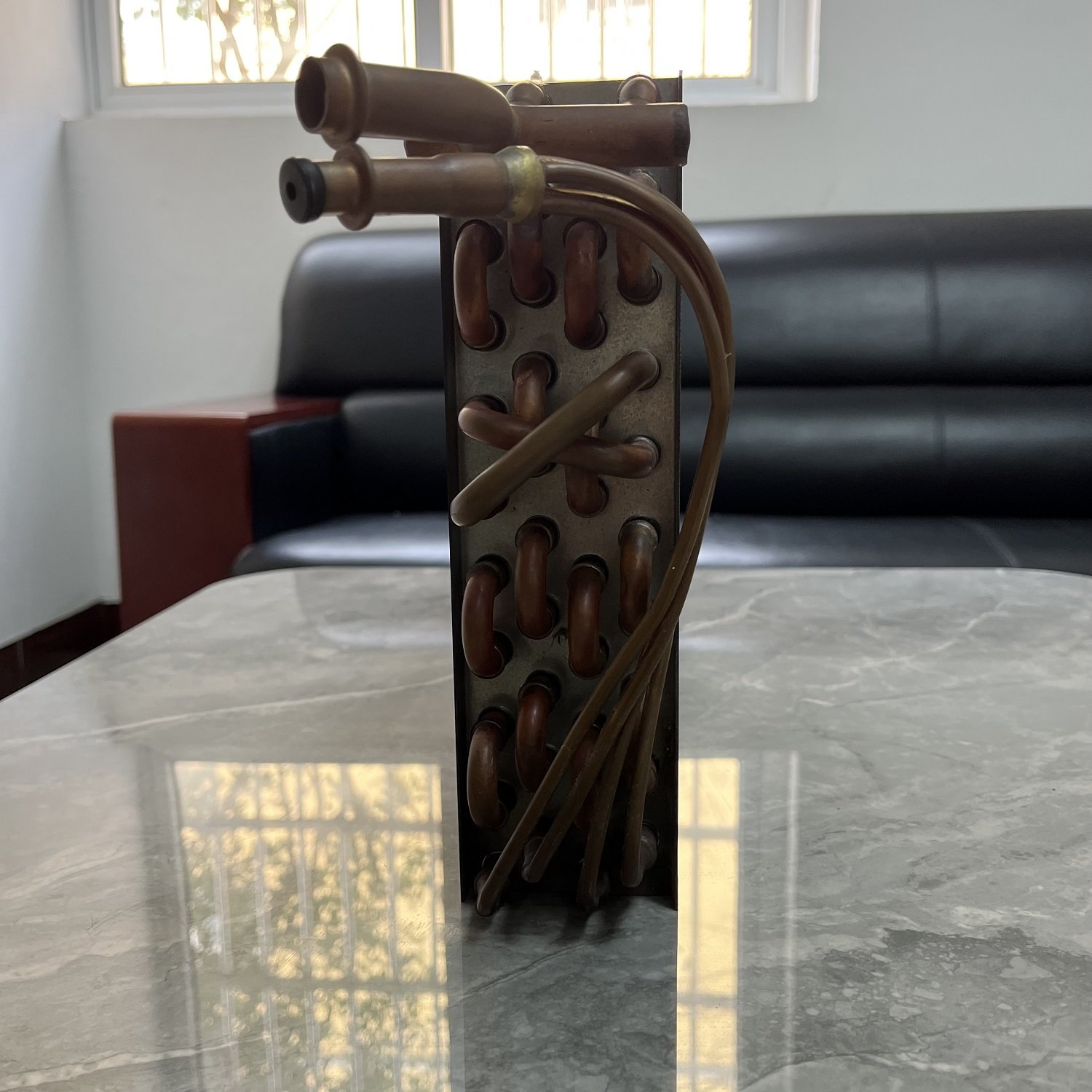 Industrial Central Air Conditioner Copper Tube Heat Exchanger with Fin Condenser