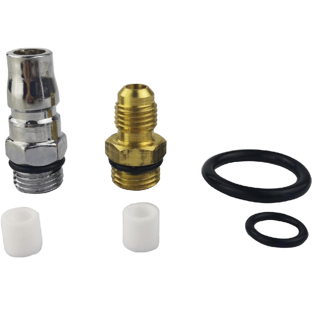 Car Air Conditioner System Clean Canister Flushing Gun Tool Set For R12 R22 R134A R404 With 220PSI Gauge Air Fittings And Hose