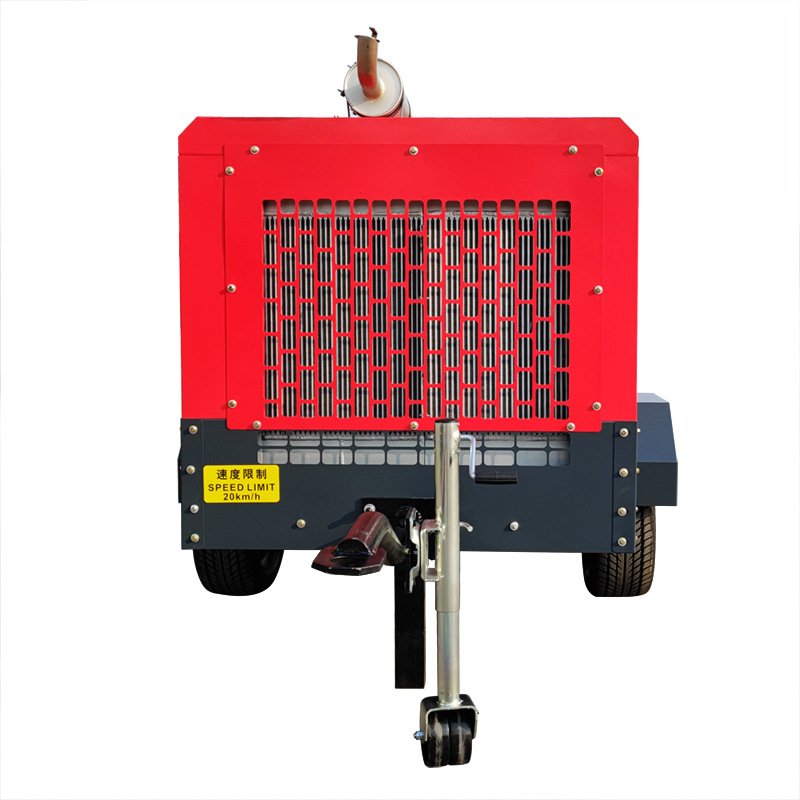 Customized Portable diesel air Compressor Export Mobile Well Drilling air Compressor