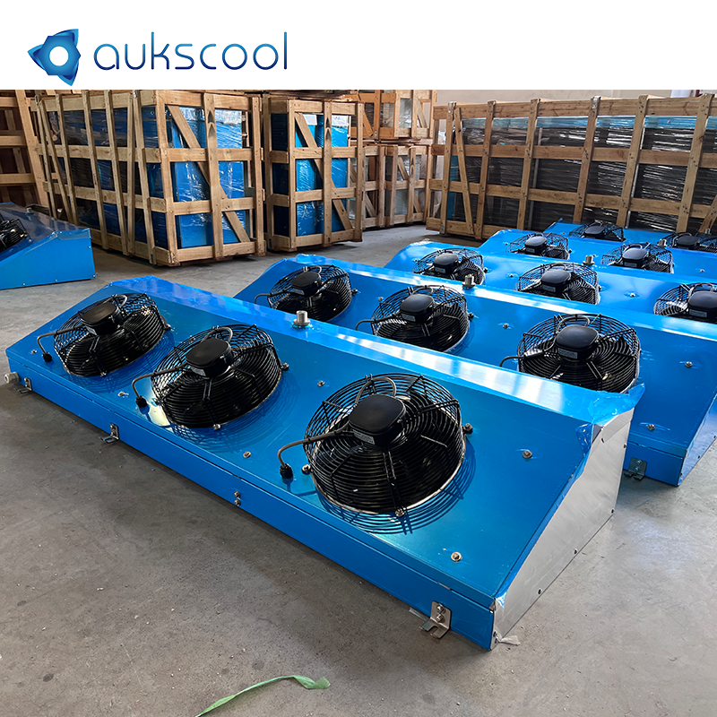 Medium-low Temp 300mm Refrigeration Evaporator Copper Tube Aluminum Fin Air Coolers for Condensing Unit