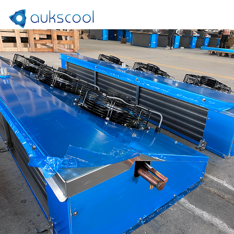 Medium-low Temp 300mm Refrigeration Evaporator Copper Tube Aluminum Fin Air Coolers for Condensing Unit