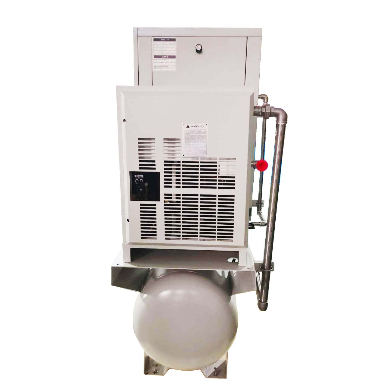 China Supplier Air-compressor Machines Industrial Belt Oil Free Scroll Air Compressor With Refrigerant Air Dryer