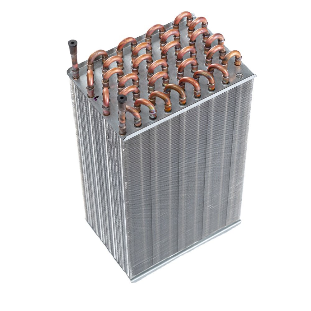 Condenser of Copper Tube air Cooled Evaporator Refrigeration Equipment Finned Condenser