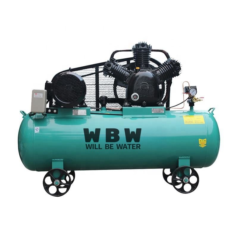 High Quality 500L tank Piston air Compressor 7.5kw 10hp Industry Belt Driven air Compressor 10HP