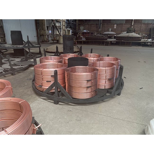 Copper Tube Condenser Coil Pipe Custom Flattened Tube Copper Heatpipe Copper Tube Header air Conditioning