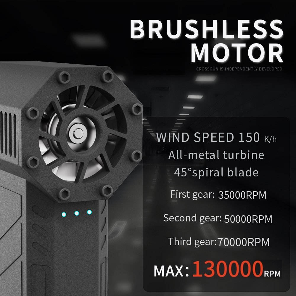 Rechargeable Mini Turbo Jet Fan Turbo Violent Fan 130,000 RPM for Hotel Powerful air Blower Fan with High-Speed Duct Blower